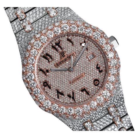 fake iced out audemars piguet|happy jewelers iced out watch.